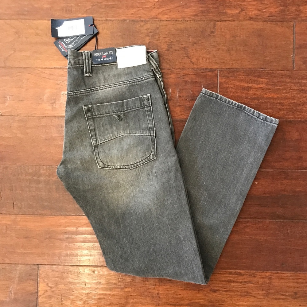 Armani Exchange Mens Jeans size 34 x 34, Gray